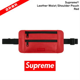 【国内正規品】Supreme(シュプリーム)19ss SUPREME Leather Waist/Shoulder Pouch　レッド　赤Supreme シュプリーム レザー　 ウエストバッグ 　ウエストバッグ 新作 国内正規品