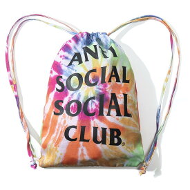 【公式 正規品】ASSC ESTILO HIPPIE TIE DIE RAINBOW BAG / ANTI SOCIAL SOCIAL CLUB ロゴ　ナップサック　アンチソーシャルソーシャルクラブ 国内正規品　ANTI SOCIAL SOCIAL CLUB