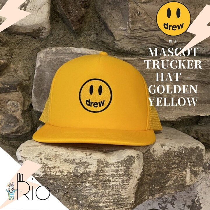 楽天市場】【公式 正規品】 Drew House mascot trucker hat golden