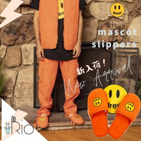 【公式 正規品】Drew House 2021SS mascot slippers - orange ドリューハウス マスコット スリッパ　2サイズ　S/M・L/XL【中古】【新古品　未使用品】【正規品】