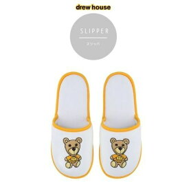 【公式 正規品】　Drew House theodore slippers　golden yellow ドリューハウス スリッパ　S/Mセオドア スリッパ ゴールデン イエロー【中古】【新古品　未使用品】【正規品】