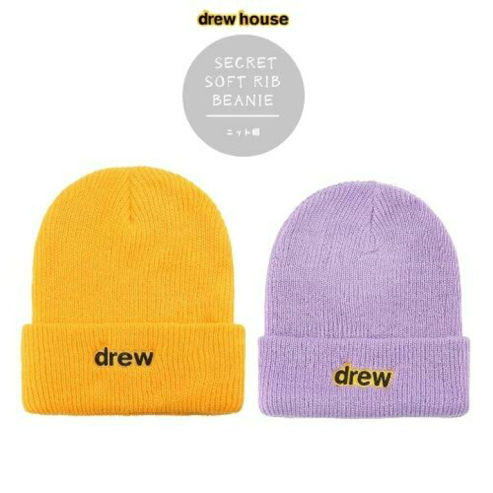 楽天市場】【公式 正規品】 Drew House secret soft rib beanie  display picture 1