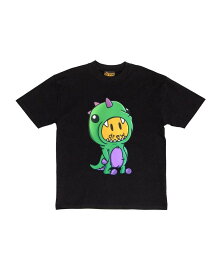 【公式 正規品】DREW HOUSE drew house dinodrew ss tee black ドリューハウス ショートスリーブTシャツ 黒　ブラック 半袖カットソー スマイリープリント ショートスリーブTシャツ 【XXS】