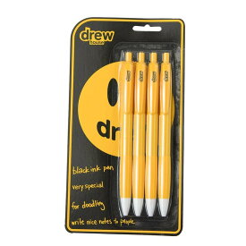 【公式 正規品】　Drew House drew house mascot secret pen setgolden yellow ボールペンセット【中古】【新古品　未使用品】【正規品】