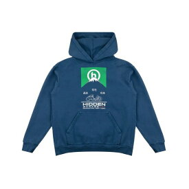 【公式 正規品】HIDDEN.NY Hidden Garage Hoodie - NavyL / Navy　フーディー　パーカー　正規品