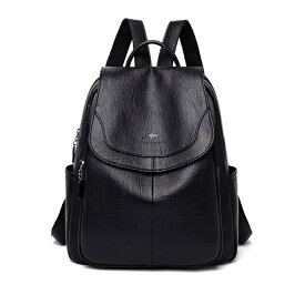 【200円OFFクーポン×マラソン限定】リュックサック リュック レディース おしゃれ バックパック 通勤 通学 ビジネス 大容量 軽量 防水 ブランド アウトドア 旅行 スポーツ 人気 安い おすすめ かわいい 黒 PU レザー コンパクト きれいめ 梅雨 収納力