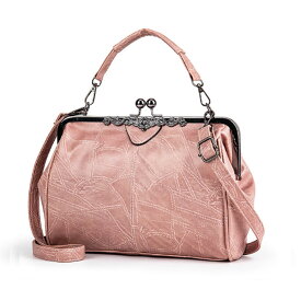 【10％OFFクーポン×マラソン限定】がま口 ショルダーバッグ レディース ガマ口バッグ 斜めがけ トートバッグ 大人 軽い 軽量 大容量 大きめ 通勤 旅行 PUレザー 合皮 おしゃれ かわいい 人気 ヴィンテージ 防水 撥水 梅雨 雨の日 整理整頓 収納力