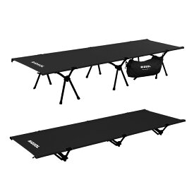 ＼ポイント5倍★11日01:59まで！／コット 2way キャンプ アウトドア ベッド ベンチ 荷物置き 簡易ベッド 高さ調整 キャンプベッド レジャー 軽量 アルミ ポリエステル 頑丈 安定感 耐荷重150kg 非常用 コンパクト 椅子 イス 快適 収納袋付き