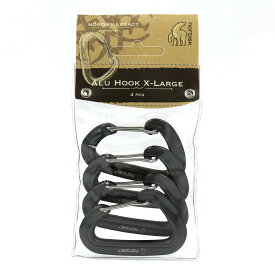 ノルディスク アルミフック XL 4ピース アルミニウム フック カラビナ Nordisk Aluminium Hook 4個セット キャンプ アウトドア 並行輸入品