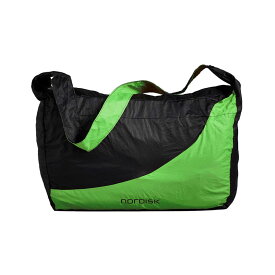 ノルディスク マルメ ポケッタブル ショッピングバッグ 25L ブラック ペリドットグリーン Nordisk Malmo 25 Shopping Bag Black/Peridot Green 133083 バッグ 鞄 エコバッグ 小型 並行輸入品 キャンプ アウトドア