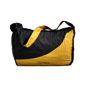 ノルディスク マルメ ポケッタブル ショッピングバッグ 25L ブラック マスタードイエロー Nordisk Malmo 25 Shopping Bag Black/Mustard Yellow 133083 バッグ 鞄 エコバッグ 小型 並行輸入品 キャンプ アウトドア