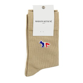 【最短翌日着】MAISON KITSUNE メゾンキツネ 靴下 ソックス TRICOLOR FOX SOCKS AU06400KT0010 並行輸入品