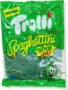 �g���[�� �X�p�Q�b�e�B �T���[�A�b�v�� 100g 1�� Trolli Sour Spaghetti Apple �A�b�v���� �����S �O�~ �L�����f�B �A�� �C�O ���َq 7RabbitRiogrande�I���W�i���X�e�b�J�[�t �y���W�o�^�ԍ� ��6667215�z
