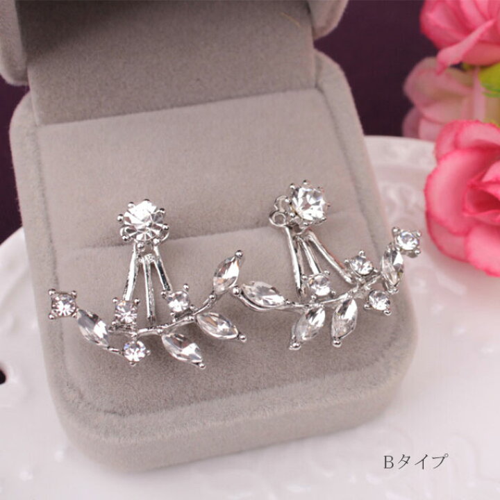 楽天市場 ピアス ルビー カラー ピンクゴールド シルバーピアス さくら 人気 お花のピアス アクセサリー フラワーカラーストーン モチーフ 大人かわいい 可愛いピアス Rioty リオティ