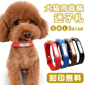 ペット用品 迷子札 ドックタグ 首輪 ネーム入り迷子札チョーカー お散歩 お出かけ 安心 ネームタグ 名入れ ネーム入れ 刻印 名札