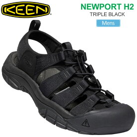 【正規取扱店】キーン KEEN メンズ サンダル ニューポートH2 エイチツー NEWPORT トリプルブラック 1022258 2024SS sdl【靴】2404ripe