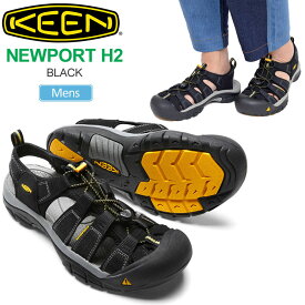 【正規取扱店】キーン KEEN サンダル メンズ ニューポートH2 エイチツー NEWPORT H2 ブラック 1001907 2024SS sdl【靴】2404ripe