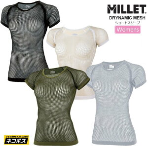 �~���[ MILLET ���b�V�� �C���i�[ ���f�B�[�X �h���C�i�~�b�N���b�V���V���[�g�X���[�u LD DRYNAMIC MESH SS MIV01708 2026SS�y���z2602ripe[M�� 1/1]�y�ԕi�����s�z