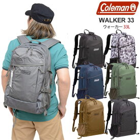 【正規取扱店】コールマン Coleman リュック メンズ レディース キッズ ウォーカー33L WALKER33 2024SS bpk【鞄】2402ripe