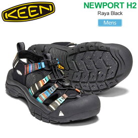 【正規取扱店】キーン KEEN サンダル メンズ ニューポートH2 エイチツー NEWPORT H2 ラヤブラック 1001942 2024SS sdl【靴】2404ripe