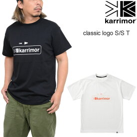 カリマー Karrimor Tシャツ 半袖 メンズ クラシックロゴショートスリーブTシャツ classic logo S/S T 101492 2023SS sst 【服】2304ripe[M便 1/1]【返品交換・ラッピング不可】