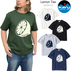 【正規取扱店】カブー KAVU Tシャツ 半袖 メンズ レモンTシャツ Lemon Tee 19821826 2024SS sst 【服】2403ripe[M便 1/1]