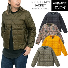 最大35％OFF セール SALEグラミチ GRAMICCI タイオン TAION コラボ商品 メンズ インナーダウンジャケット INNER DOWN JACKET G3FU-J101-TG 2023AW【服】2310ripe【返品交換・ラッピング不可】