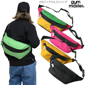 【正規取扱店】ジムマスター gym master フルックフロッグ Fluke Frog ウエストポーチ メンズ レディース メガジップウエストバッグ F221731 2024SS【鞄】2403ripe