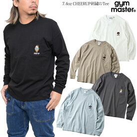 【正規取扱店】ジムマスター gym master Tシャツ 長袖 メンズ レディース 7.4oz CHEERUP刺繍ロンTee G221753 2024SS 【服】2403ripe[M便 1/1]