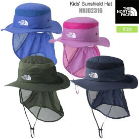 【正規取扱店】ノースフェイス THE NORTH FACE 帽子 キッズ ジュニア ベビー レディース サンシールドハット Kids' Sunshield Hat NNJ02316 2024SS 2403ripe[M便 1/1]