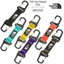 【正規取扱店】ノースフェイス THE NORTH FACE カラビナ キーホルダー メンズ レディース TNFキーキーパーデュオ Key Keeper Duo NN32436 2024SS 2403ripe[M便 1/10]