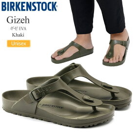 ビルケンシュトック BIRKENSTOCK サンダル メンズ レディース ギゼ EVA Gizeh カーキ レギュラー幅 1019143 2024SS sdl【靴】2405ripe