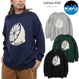 カブー KAVU セーター メンズ レモンニット Lemon Knit 19821917 2024AW【服】2410ripe【返品交換・ラッピング不可】