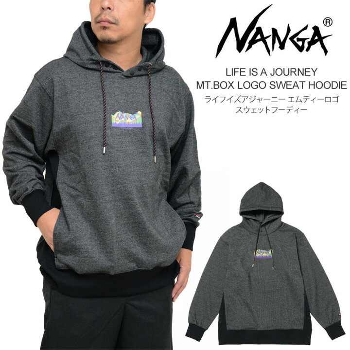 楽天市場】ナンガ NANGA パーカー メンズ ライフイズアジャーニー MT 