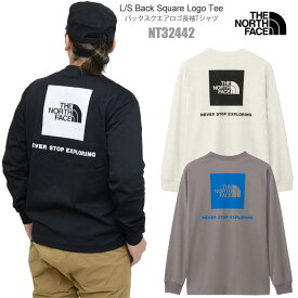 ザ・ノース・フェイス THE NORTH FACE Tシャツ 長袖 メンズ ロングスリーブバックスクエアロゴティー L/S Back Square Logo Tee NT32442 2025SS 【服】2502ripe[M便 1/1]