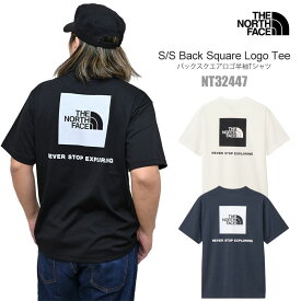 ザ・ノース・フェイス THE NORTH FACE Tシャツ 半袖 メンズ ショートスリーブ バックスクエアーロゴティー S/S Back Square Logo Tee NT32447 2025SS sst 【服】2503ripe[M便 1/1]