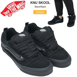 バンズ VANS スニーカー メンズ レディース ニュースクール KNU SKOOL ブラック VN0009QCBKA 2025AW snk【靴】2508ripe