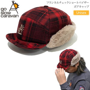 �S�[�X���[�L�����o�� go slow caravan �X�q �����Y ���f�B�[�X �t�����l���`�F�b�N �V���[�g�o�C�U�[�{�A�L���b�v �t���[�T�C�Y 352904 2025AW 2510ripe[M�� 1/1]�y�ԕi�����E���b�s���O�s�z_25WS