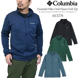 �R�����r�A Columbia �t���[�X�W���P�b�g �����Y �G�b�Z���V�����n�C�N�O���b�h�t���[�X�t���W�b�v Essential Hike Grid Fleece Full Zip AE3276 2025AW�y���z2511ripe�y�ԕi�����E���b�s���O�s�z_25WS