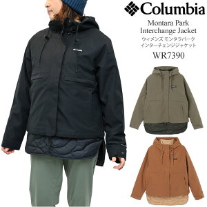 �R�����r�A Columbia 3in1�W���P�b�g ���� ���f�B�[�X �E�B�����Y �����^���p�[�N�C���^�[�`�F���W�W���P�b�g W Montara Park Interchange Jacket WR7390 2025AW�y���z2511ripe�y�ԕi�����E���b�s���O�s�z_25WS