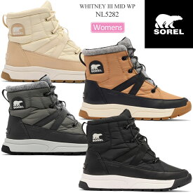ソレル SOREL スノーブーツ レディース ウィットニー3 ミッドウォータープルーフ WHITNEY III MID WP NL5282 2025AW wbt【靴】2511ripe【返品交換・ラッピング不可】_25WS