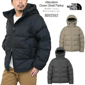 【TNF刺繍ワッペンプレゼント】ザ・ノース・フェイス THE NORTH FACE ダウンジャケット アウター メンズ オルタレーションダウンシェルパーカー Alteration Down Shell Parka ND92562 2025AW【服】2511ripe【返品交換・ラッピング不可】
