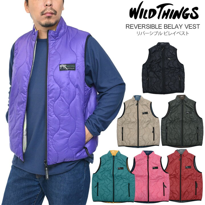 楽天市場】ワイルドシングス WILD THINGS 中綿ベスト メンズ 