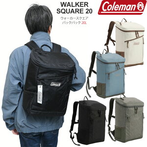 �R�[���}�� Coleman �����b�N �����Y ���f�B�[�X �E�H�[�J�[�X�N�G�A�o�b�N�p�b�N 20L WALKER SQUARE BACKPACK 20 2026SS bpk�y���z2603ripe