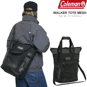 �R�[���}�� Coleman �g�[�g�o�b�O �����Y ���f�B�[�X �E�H�[�J�[�g�[�g ���b�V�� WALKER TOTE MESH 2026SS�y���z2603ripe