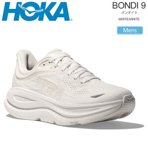 �z�J HOKA �����j���O�V���[�Y ���� �����Y �{���_�C9 BONDI 9 �z���C�g/�z���C�g 1162011-WWH 2026SS snk�y�C�z2601ripe