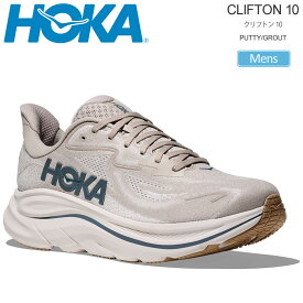 ホカ HOKA ランニングシューズ 厚底 メンズ クリフトン10 CLIFTON 10 パティ/グラウト 1162030-PTYG 2026SS snk【靴】2601ripe