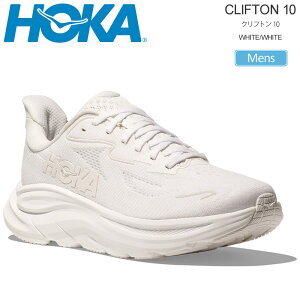 �z�J HOKA �����j���O�V���[�Y ���� �����Y �N���t�g��10 CLIFTON 10 �z���C�g/�z���C�g 1162030-WWH 2026SS snk�y�C�z2601ripe