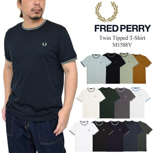 �t���b�h�y���[ FREDPERRY T�V���c ���� �����Y �c�C���e�B�b�v�hT�V���c Twin Tipped T-Shirt M1588 2026SS sst�y���z2603ripe[M�� 1/1]�y�����N�[�|���ΏۊO�z