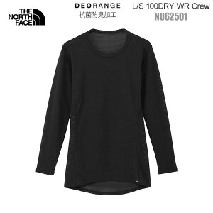 �U�E�m�[�X�E�t�F�C�X THE NORTH FACE �A���_�[�E�F�A ���� �����Y �����O�X���[�u 100 �h���C WR �N���[ L/S 100DRY WR Crew �u���b�N NU62501 2026SS�y���z2604ripe[M�� 1/1]